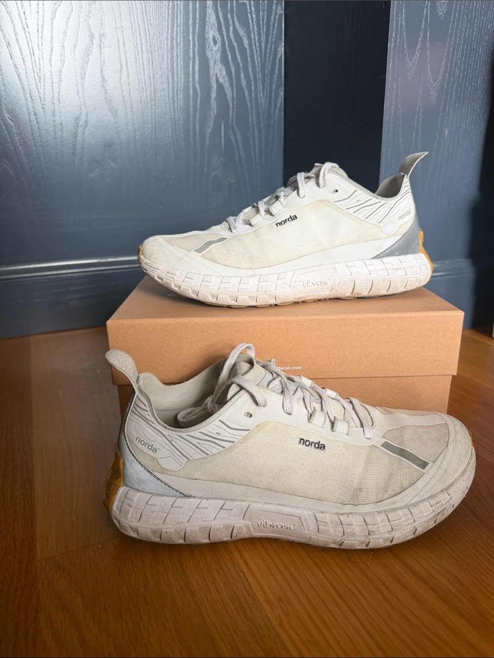 Norda 001 Sneakers (white/gum) size 10 used